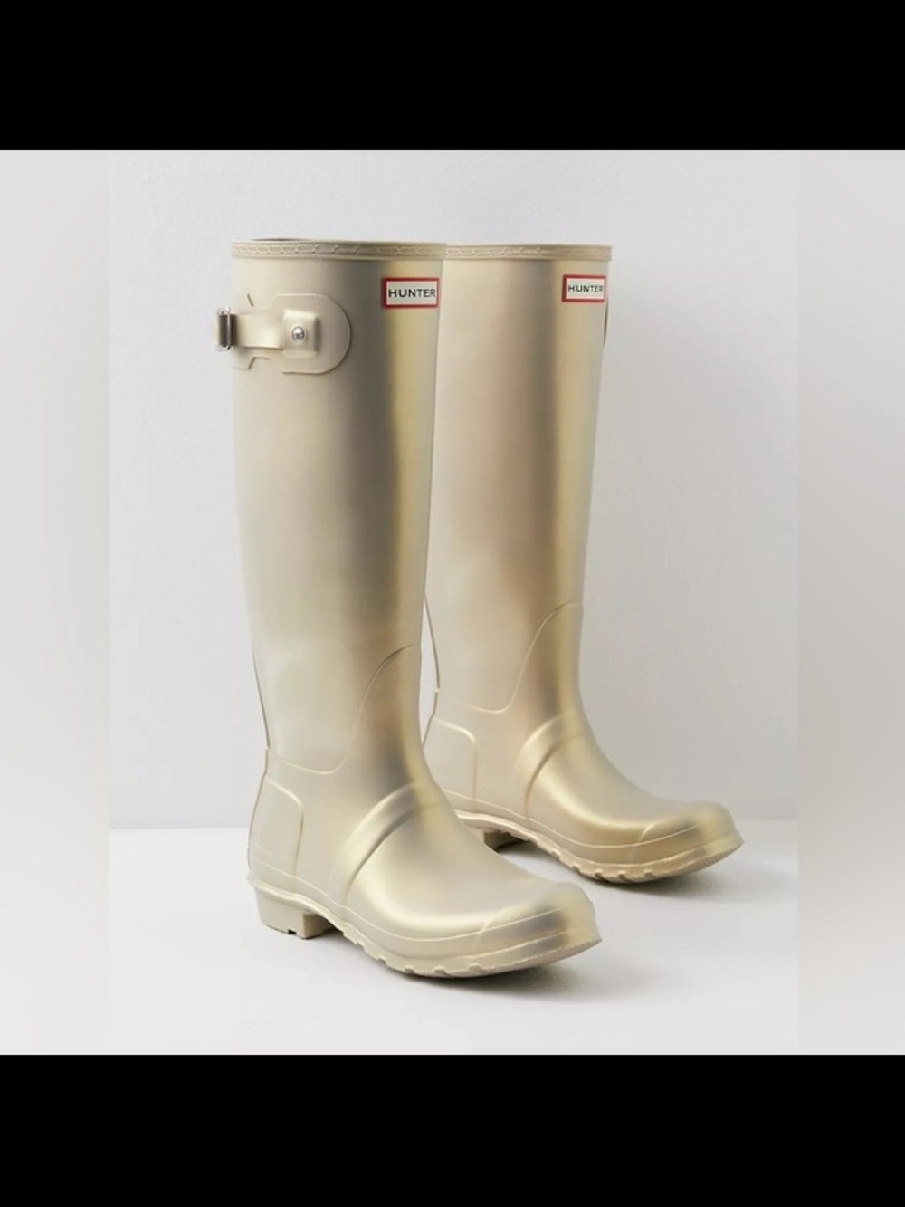 Hunter Orginial Gloss Rainboots - Pearl